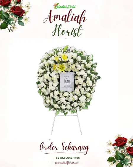 Krans Bunga Duka Pesagen